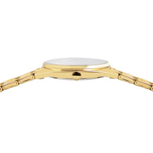 Load image into Gallery viewer, lorus quartz ladies gold plated green dial bracelet watch
