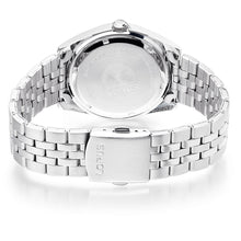 Load image into Gallery viewer, lorus quartz gents stainless steel green dial bracelet watch
