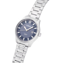 Load image into Gallery viewer, lorus quartz gents titanium blue dial bracelet watch
