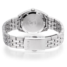 Load image into Gallery viewer, lorus quartz ladies stainless steel white dial bracelet watch
