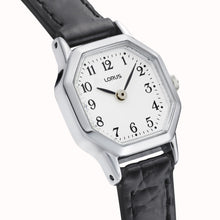 Load image into Gallery viewer, lorus quartz ladies stainless steel white dial strap watch
