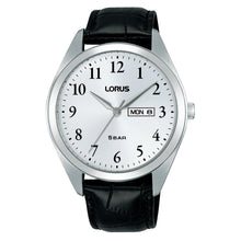 Load image into Gallery viewer, lorus quartz gents stainless steel white dial strap watch
