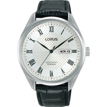 Load image into Gallery viewer, lorus automatic gents stainless steel white dial strap watch

