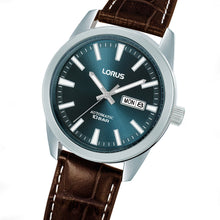 Load image into Gallery viewer, lorus automatic stainless steel blue dial strap watch
