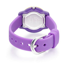 Load image into Gallery viewer, lorus quartz time teacher kids white dial purple silicone strap watch
