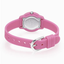 Load image into Gallery viewer, lorus quartz time teacher kids white dial pink silicone strap watch
