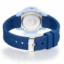 Load image into Gallery viewer, lorus quartz kids white dial blue silicone strap
