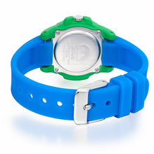 Load image into Gallery viewer, lorus quartz kids white dial blue silicone strap
