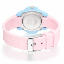 Load image into Gallery viewer, lorus quartz kids white dial pink silicone strap
