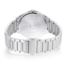 Load image into Gallery viewer, lorus quartz gents stainless steel blue dial bracelet watch
