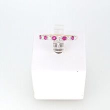 Load image into Gallery viewer, 9ct Yellow Gold 10 Stone Ruby &amp; Diamond Eternity Ring
