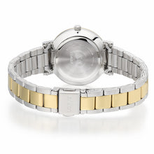 Load image into Gallery viewer, lorus solar ladies two tone silver dial bracelet watch
