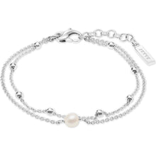 Load image into Gallery viewer, jette bracelet silver 925 rhodium plated pea 17+3cm
