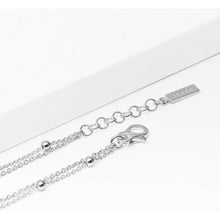 Load image into Gallery viewer, jette bracelet silver 925 rhodium plated pea 17+3cm
