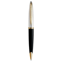 Load image into Gallery viewer, waterman - car�ne- ballpoint pen  black with gold trim
