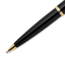 Load image into Gallery viewer, waterman - car�ne ballpoint pen black with gold trim
