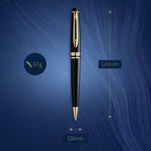 Load image into Gallery viewer, waterman - expert- ballpoint pen black with gold trim, medium
