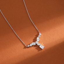 Load image into Gallery viewer, morellato silver riflessi necklace s925 rhodium cz white 40+5cm

