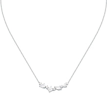 Load image into Gallery viewer, morellato silver riflessi necklace s925 rhodium cz white 40+5cm
