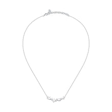 Load image into Gallery viewer, morellato silver riflessi necklace s925 rhodium cz white 40+5cm
