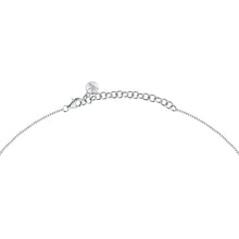 Load image into Gallery viewer, morellato silver riflessi necklace s925 rhodium cz white 40+5cm
