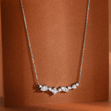 Load image into Gallery viewer, morellato silver riflessi necklace s925 rhodium cz white 40+5cm
