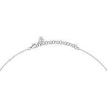 Load image into Gallery viewer, morellato silver riflessi necklace s925 rhodium cz white 40+5cm
