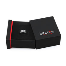 Load image into Gallery viewer, sector row ceramic black ring size 19
