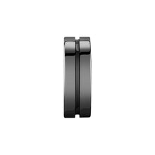 Load image into Gallery viewer, sector row ceramic black ring size 23
