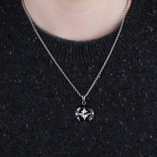 Load image into Gallery viewer, sector marine pendant stainless steel wind rose 50cm
