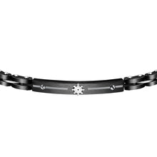 Load image into Gallery viewer, sector ceramic bracelet black ceramic &amp; rudder 22cm
