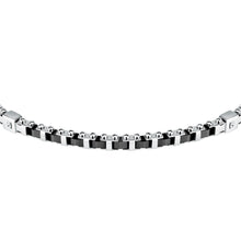 Load image into Gallery viewer, sector jewels ceramic bracelet with black ceramic 19.5+2.5cm
