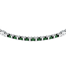 Load image into Gallery viewer, sector jewels ceramic bracelet with green ceramic 19.5+2.5cm
