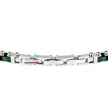 Load image into Gallery viewer, sector jewels ceramic bracelet with green ceramic 19.5+2.5cm
