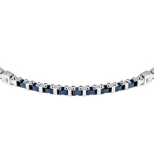 Load image into Gallery viewer, sector jewels ceramic bracelet with blue ceramic 19.5+2.5cm
