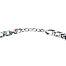Load image into Gallery viewer, sector energy bracelet black tag with eagle &amp; stainless steel 22cm
