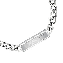 Load image into Gallery viewer, sector marine bracelet stainless steel with anchor 22cm
