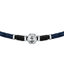 Load image into Gallery viewer, sector jewels marine bracelet blue string &amp; anchor sy. 19+3cm

