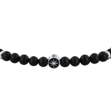 Load image into Gallery viewer, sector jewels marine bracelet stainless steel agate black 20+3cm
