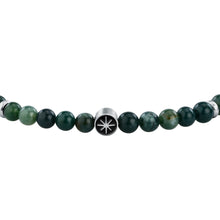 Load image into Gallery viewer, sector jewels marine bracelet stainless steel agate green 20+3cm
