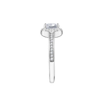 Load image into Gallery viewer, tesori ring 925 w/white cushion cz s.18
