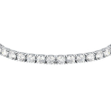 Load image into Gallery viewer, tesori bracelet.5mm white cz silver 925 16+3cm
