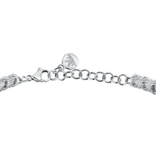 Load image into Gallery viewer, tesori bracelet.5mm white cz silver 925 16+3cm
