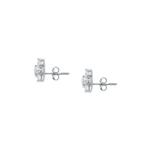 Load image into Gallery viewer, tesori earring 925 silver flower cz
