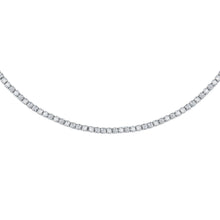 Load image into Gallery viewer, tesori anklet.925 silver  cz tennis 21+3.5cm
