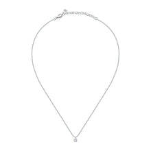 Load image into Gallery viewer, tesori pendant 925 silver white cz 40+5cm

