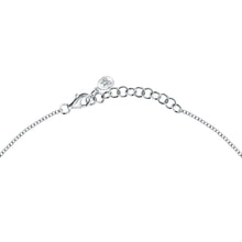 Load image into Gallery viewer, tesori pendant 925 silver large emerald heart cz 38+4cm
