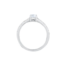Load image into Gallery viewer, morellato silver tesori recycled 925 silver solitaire ring 016
