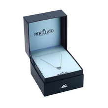 Load image into Gallery viewer, morellato silver tesori recycled 925 silver blue ht necklace 40+5
