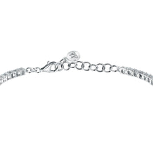 Load image into Gallery viewer, morellato silver tesori r. silver 925 blue cz tennis 16+3

